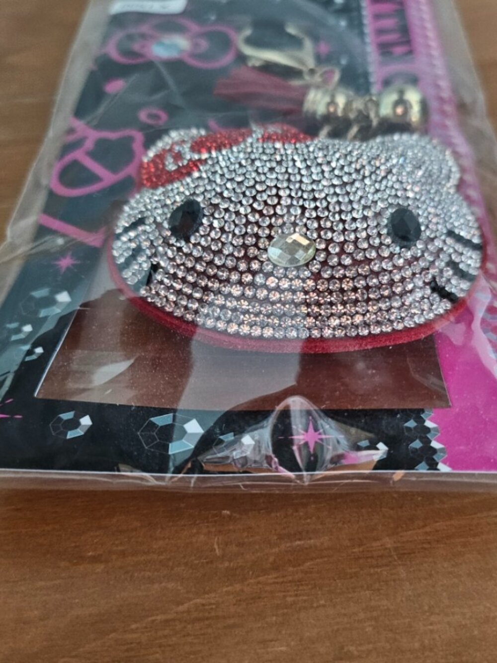 Hello Kitty Red Crystal Bag Charm
